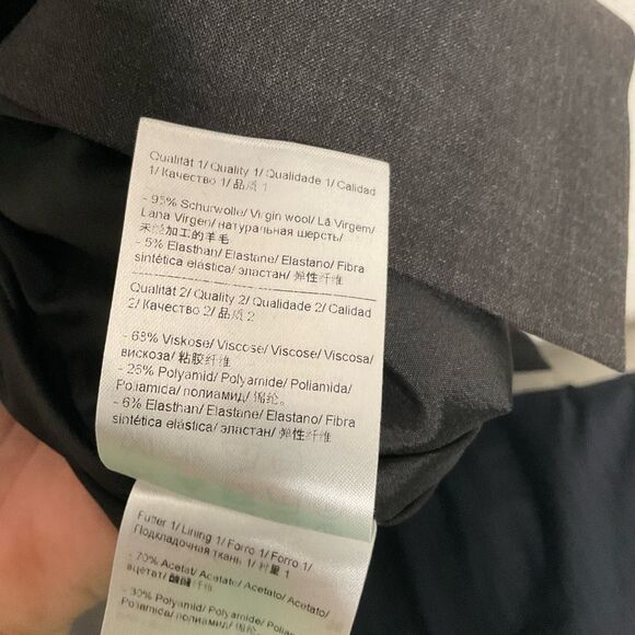 Escada Sport Dress Womens 36 Small Black Wool blend Sheath Knee Length V-Neck - Picture 10 of 14